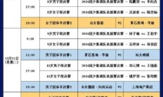 开云:2024乒超联赛总决赛赛程直播时间表 今天（12月30日）比赛对阵名单